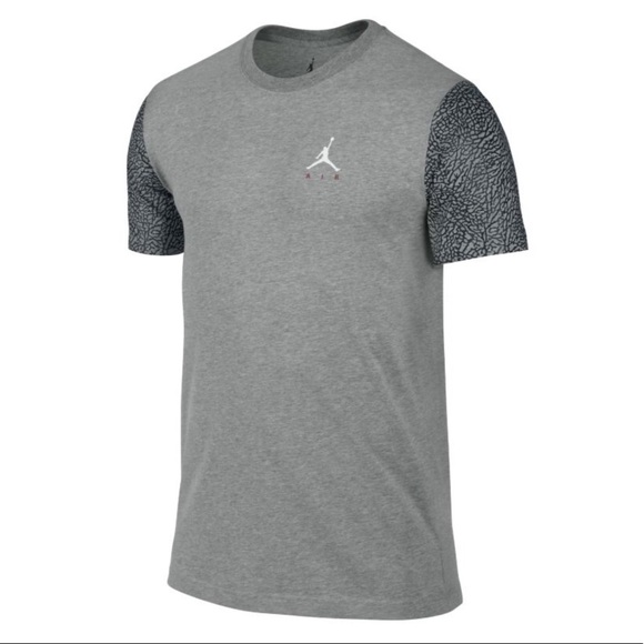 Jordan Other - Jordan Jumpman Gray Elephant Short Sleeve Tee